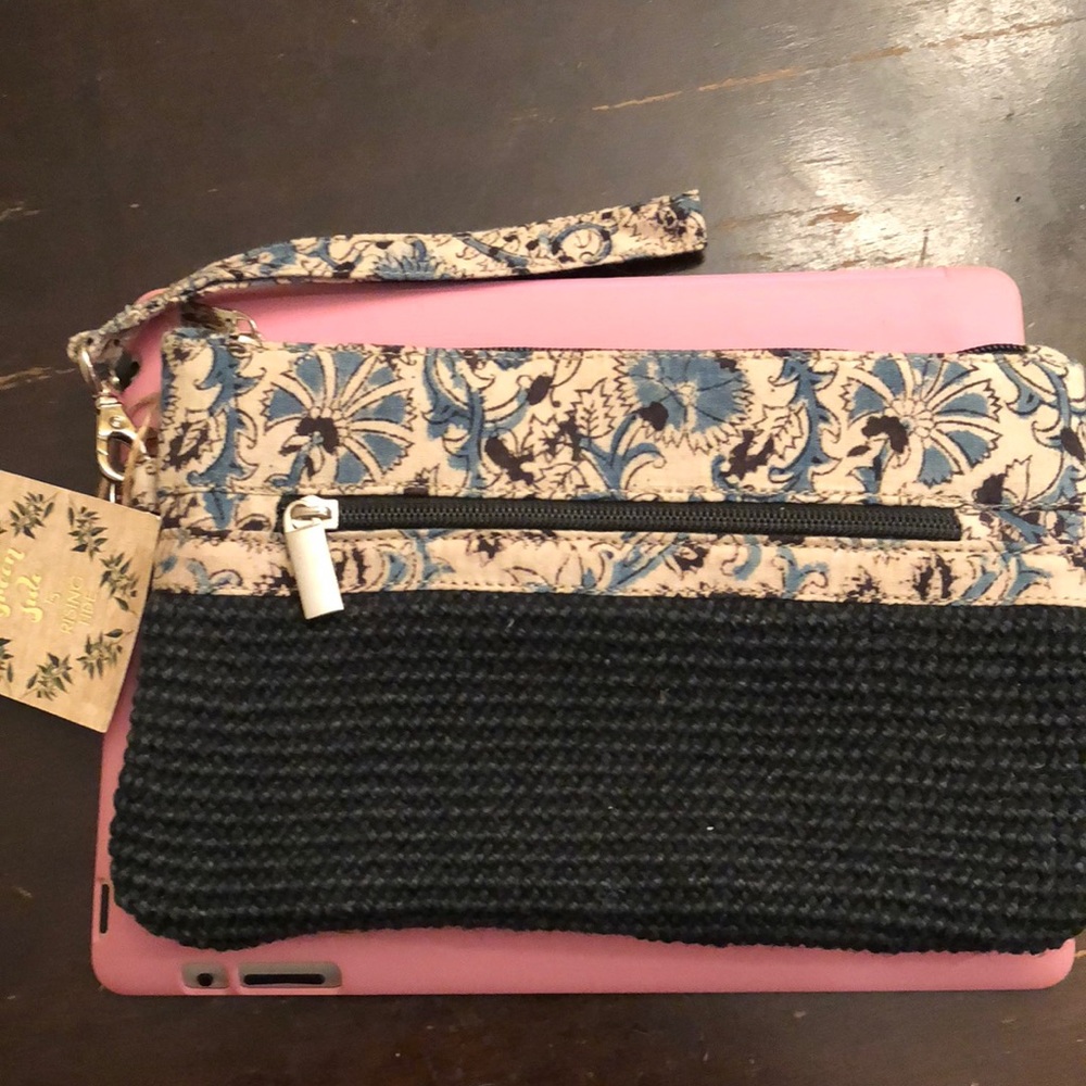 Rising Tide Jute clutch- rare and stunning!!!